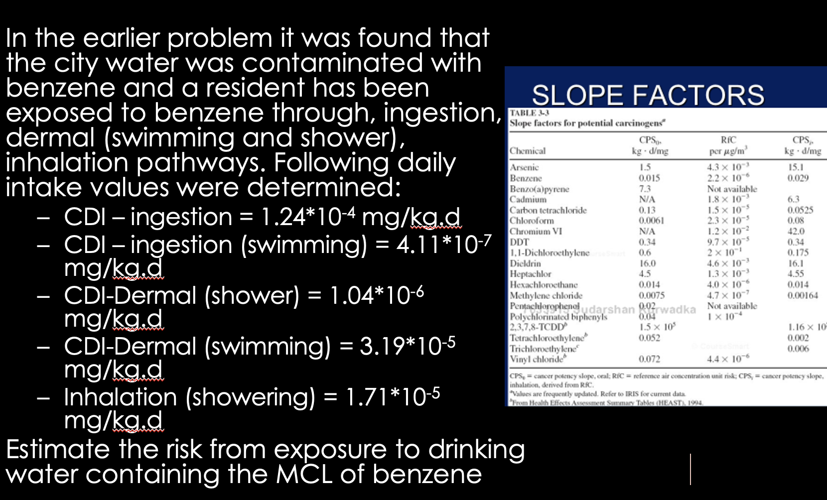 In the earlier problem it was found that the city