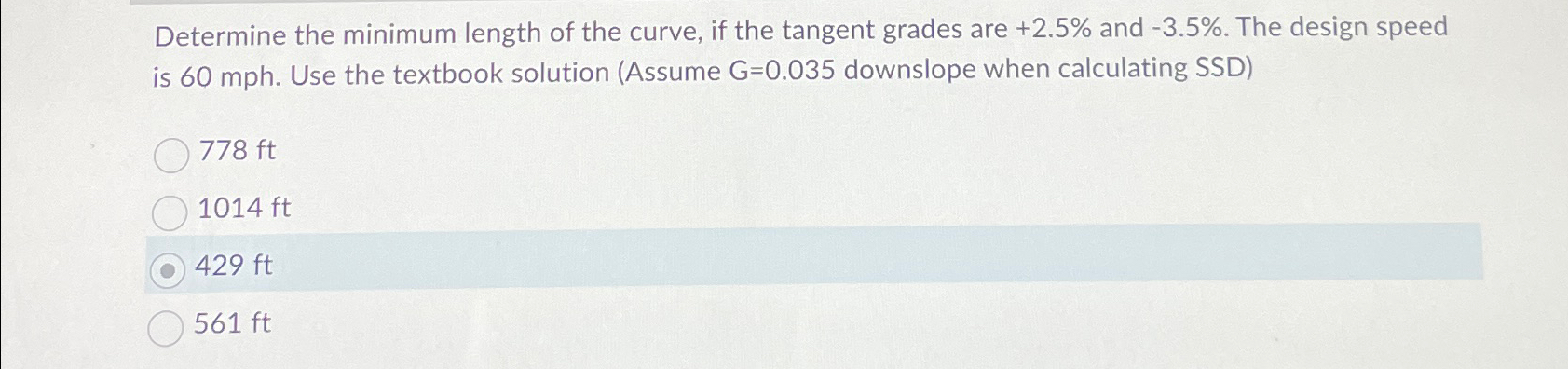 Determine the minimum length of the curve, if the