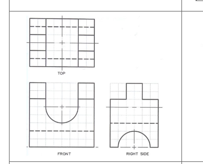 I need isometric sketch