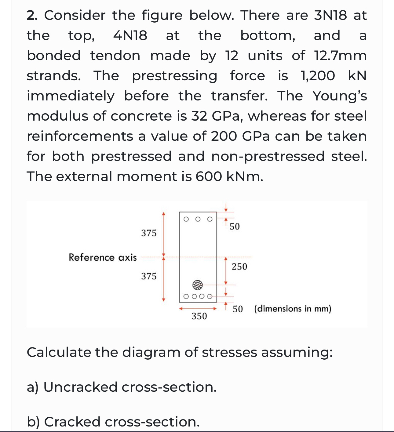 Completely solve it from diagram numerical values