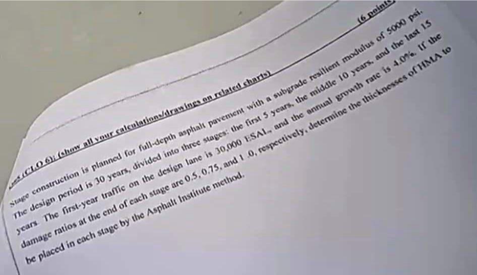 A stage construction is planned for a full -