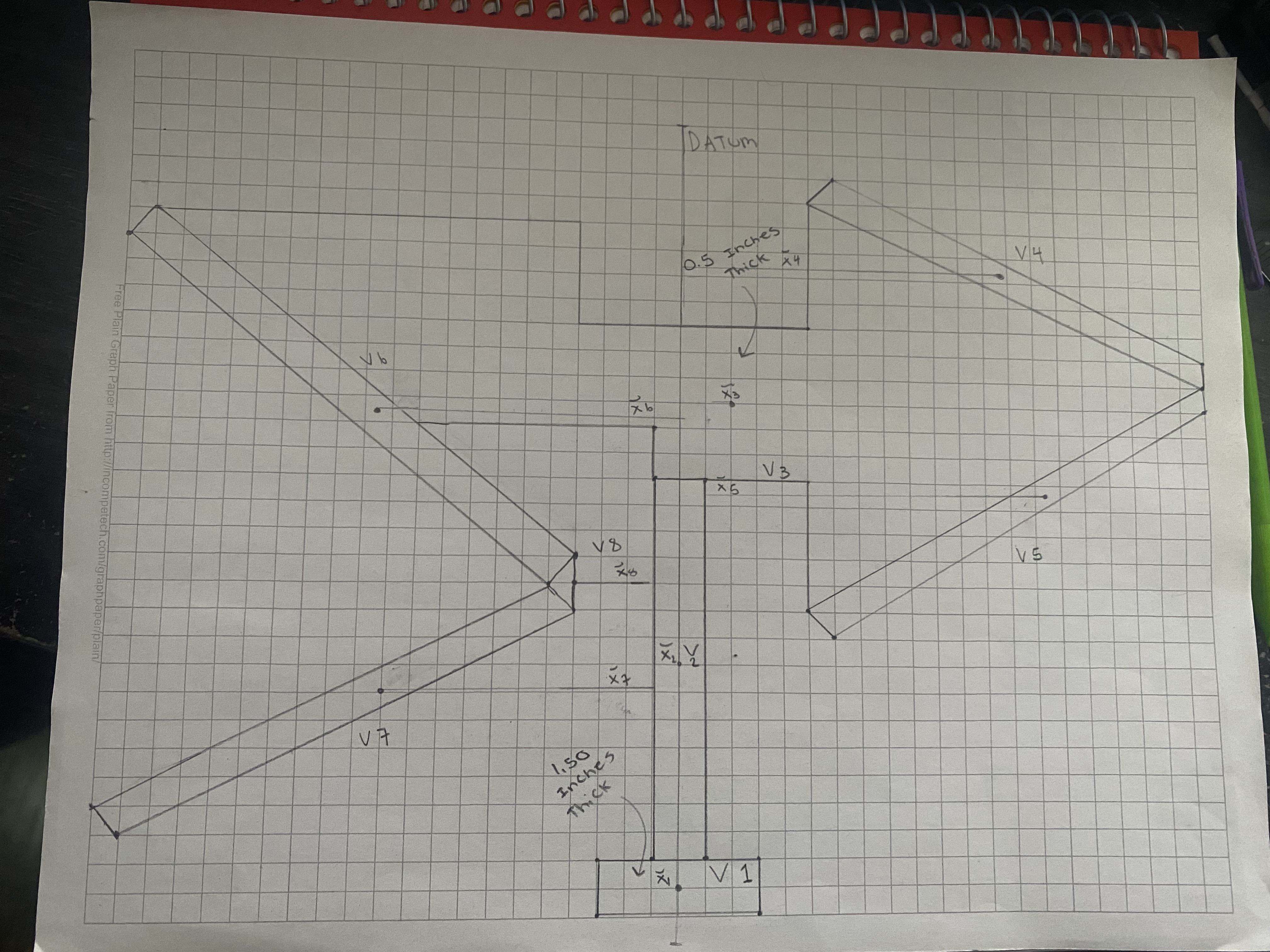 Using the structure provided calculate the