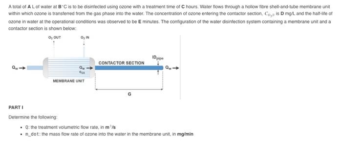 Matlab practice problem A total of A L of water