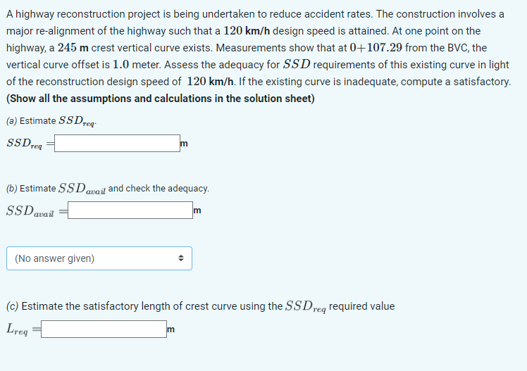 A highway reconstruction project is being