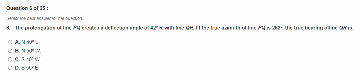 Question 6 of 2 5 : Select the best answer for