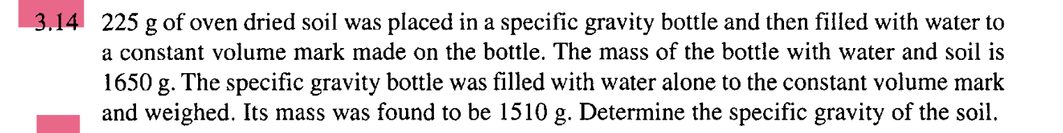 3 . 1 4 2 2 5 g of oven dried soil was placed in