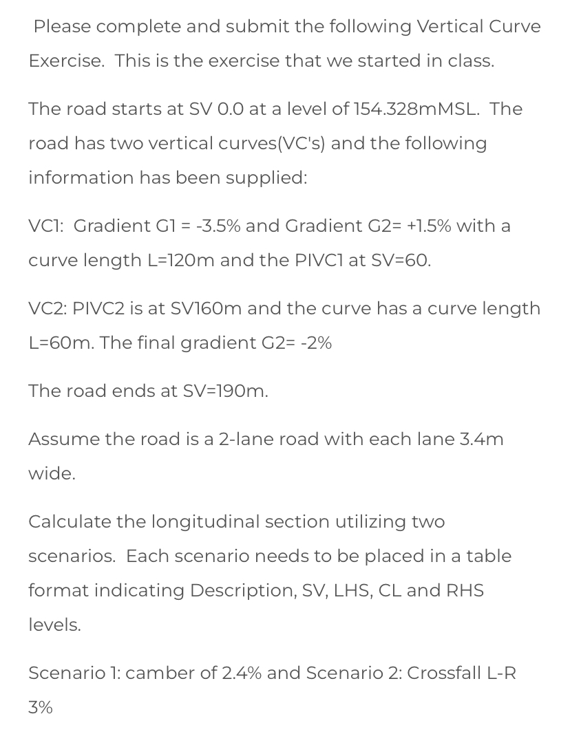Please complete and submit the following Vertical