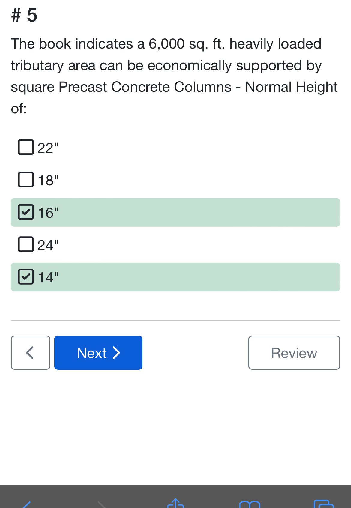 # 5 The book indicates a 6 , 0 0 0 sq . ft .