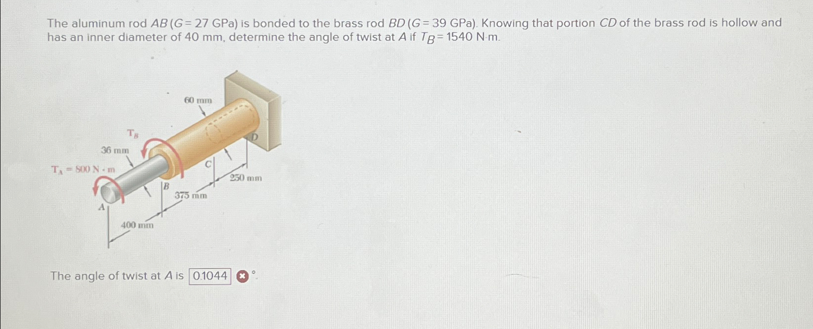 The aluminum The aluminum ) = ( 2 7 GPa is bonded