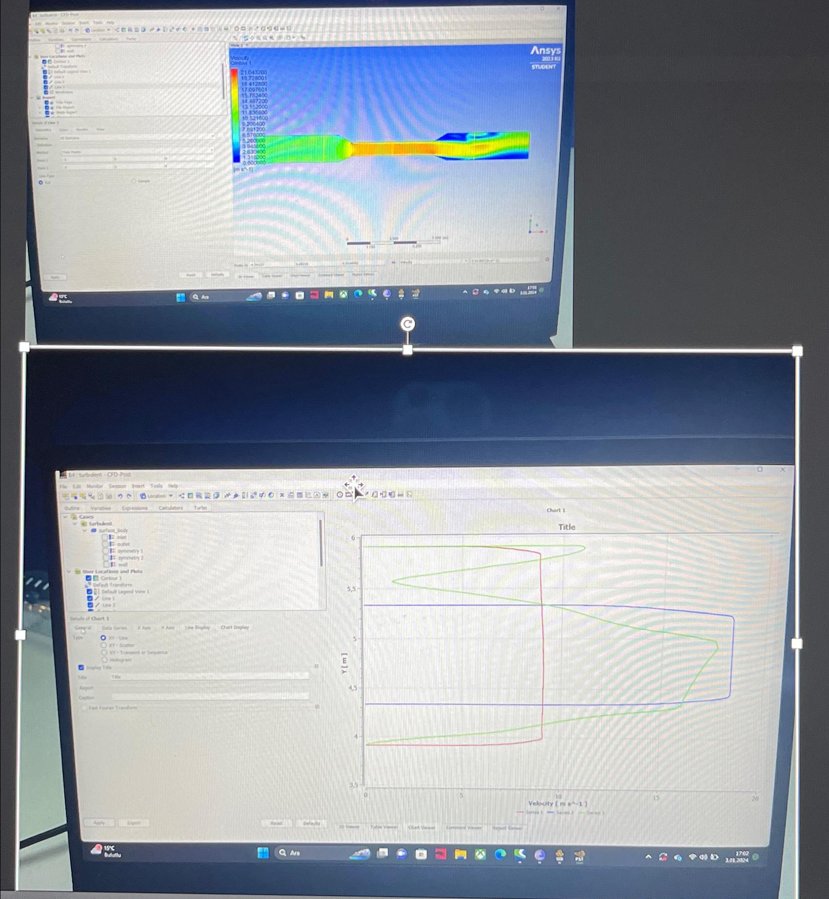 Can you make comment ansys software turbulence