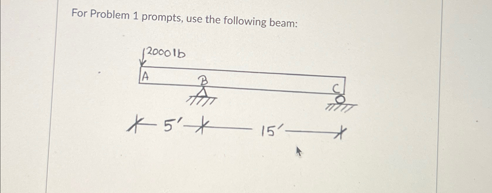 For Problem 1 prompts, use the following beam: