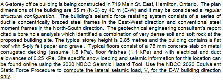 A 6 - storey office building is being constructed