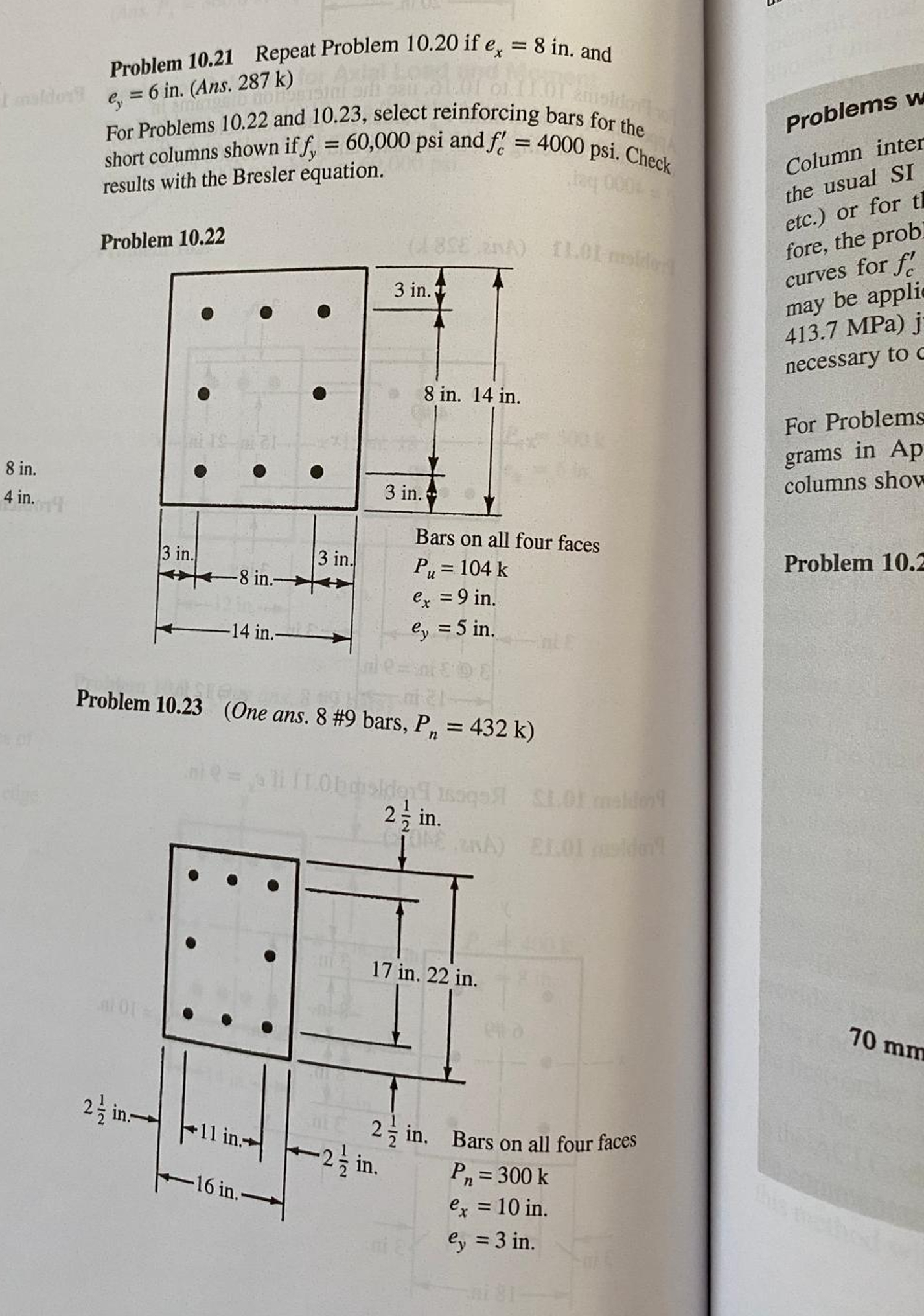 Problem 1 0 . 2 1 Repeat Problem 1 0 . 2 0 if e x