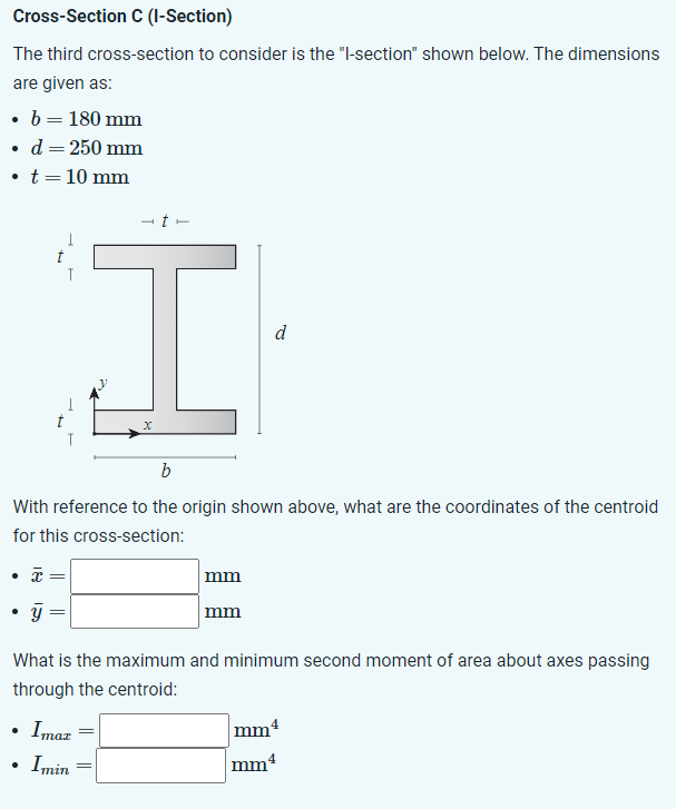 Cross - Section C ( I - Section ) The third cross