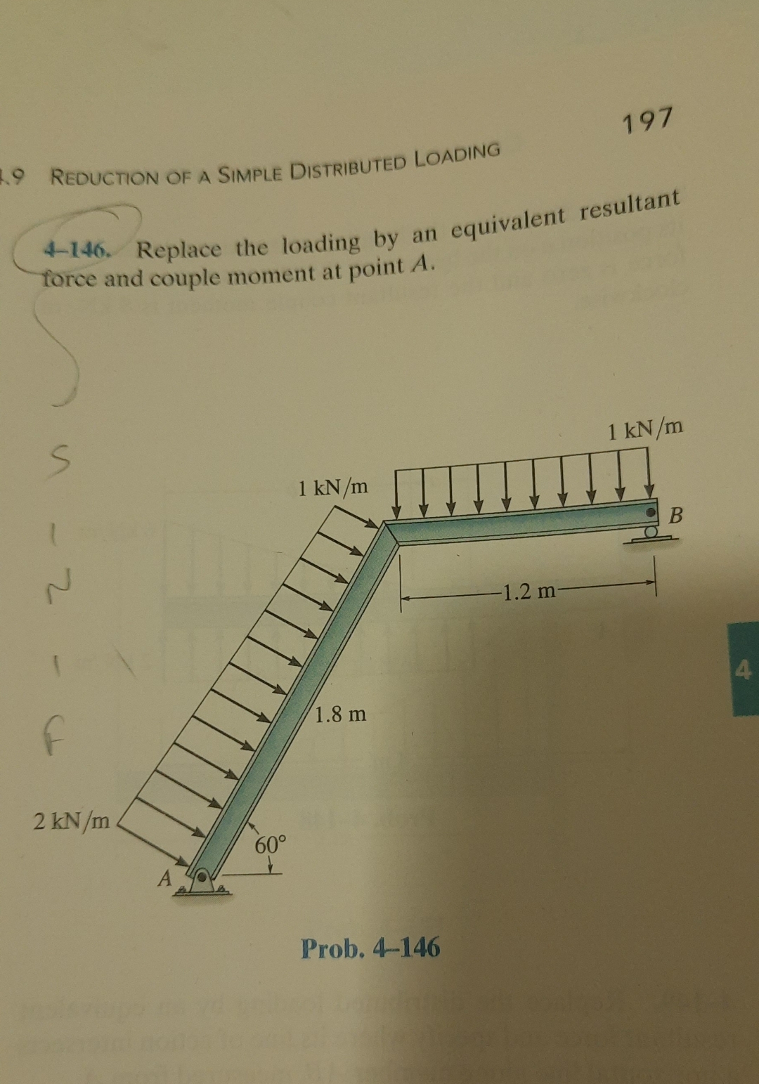 1 9 REDUCTION OF A Simple DISTRIBUTED LOADING 1 9