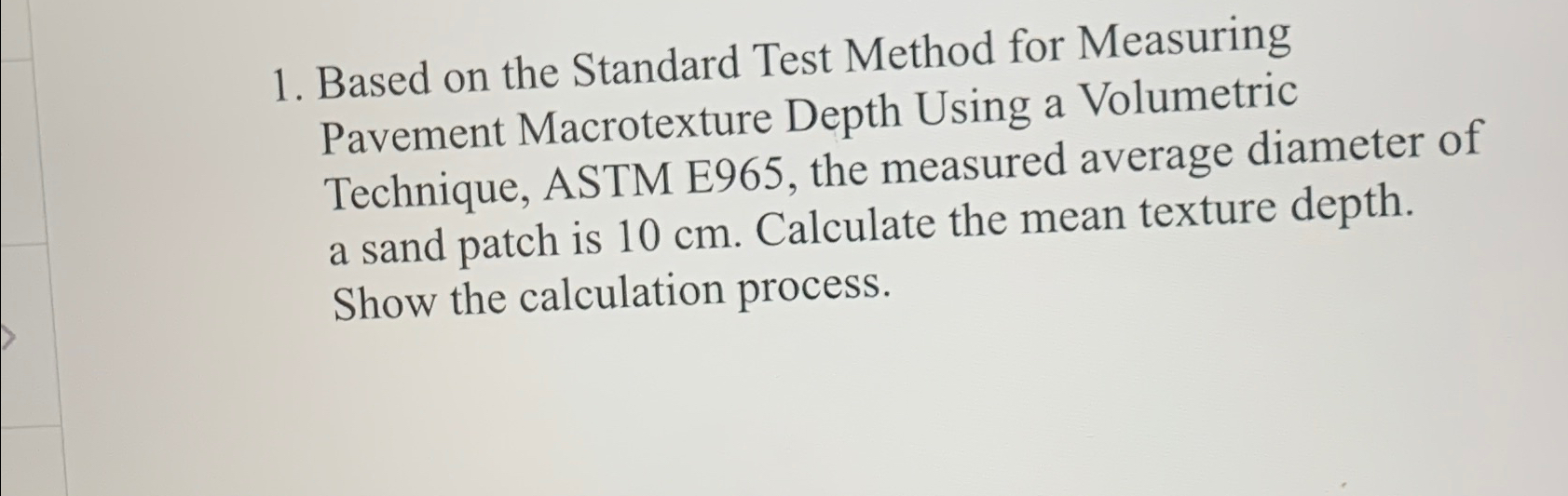 Based on the Standard Test Method for Measuring
