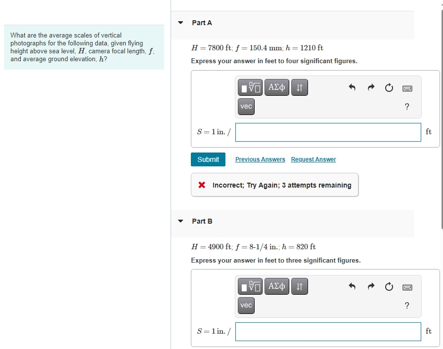 Part A What are the average scales of vertical
