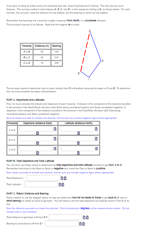 A surveyor is doing an initial survey of a