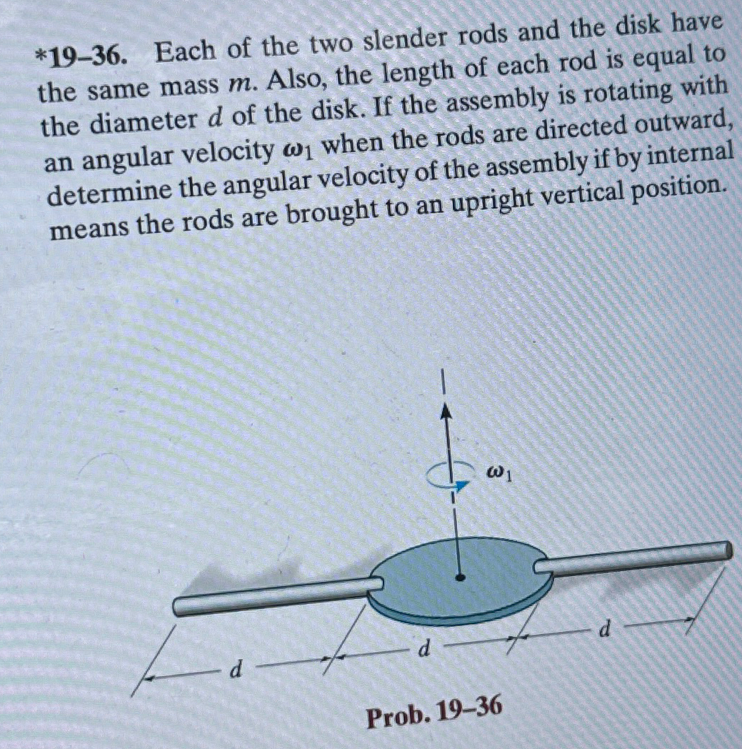 use an initial angular velocity of 5 rad / s (