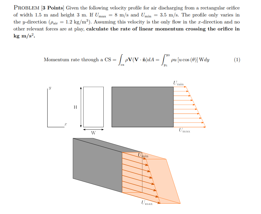 PRoblem [ 3 Points ] Given the following velocity