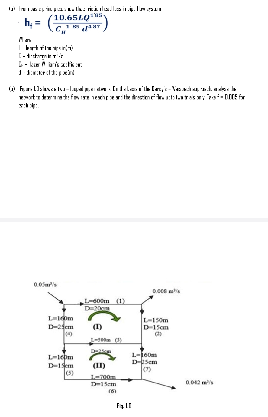 ( a ) From basic principles, show that; friction