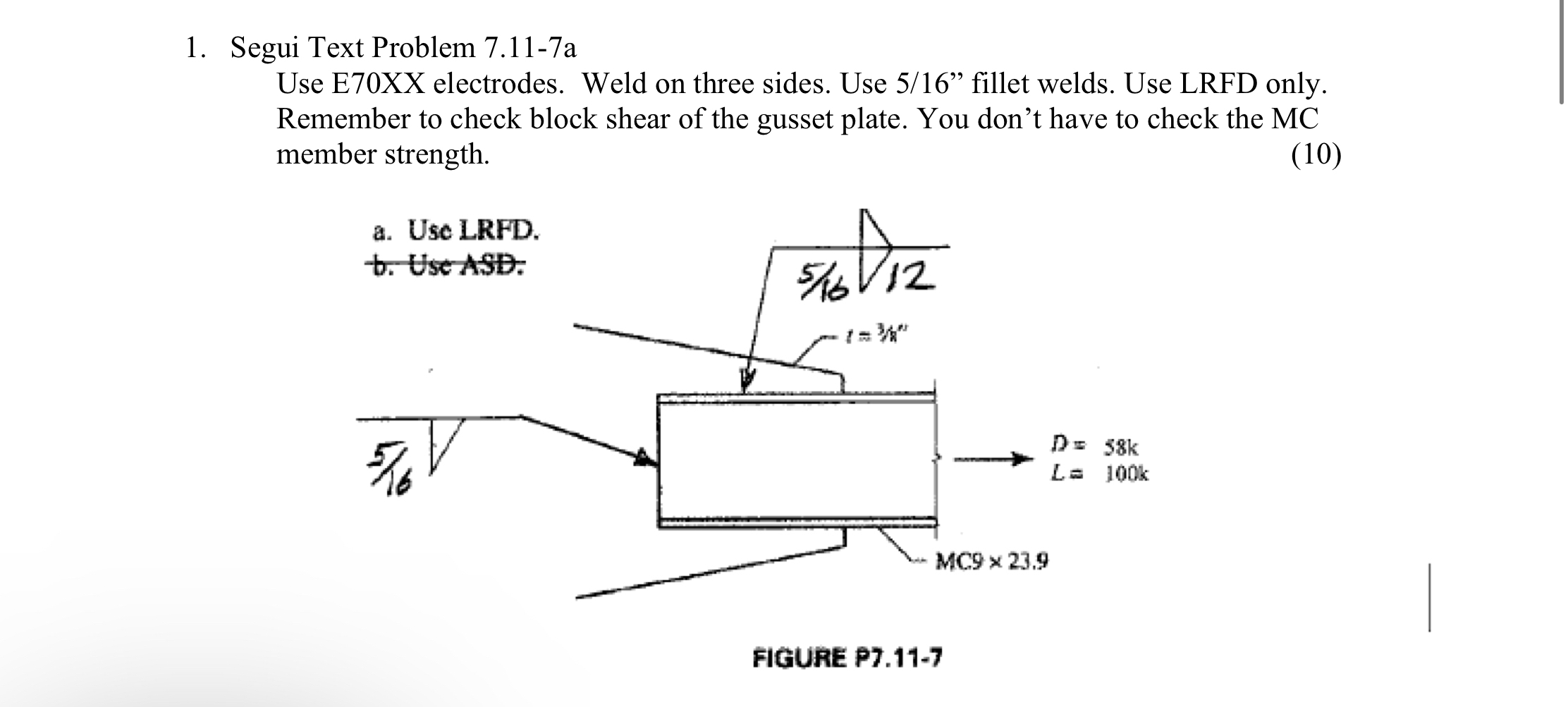 Segui Text Problem 7 . 1 1 - 7 a Use E 7 0 XX