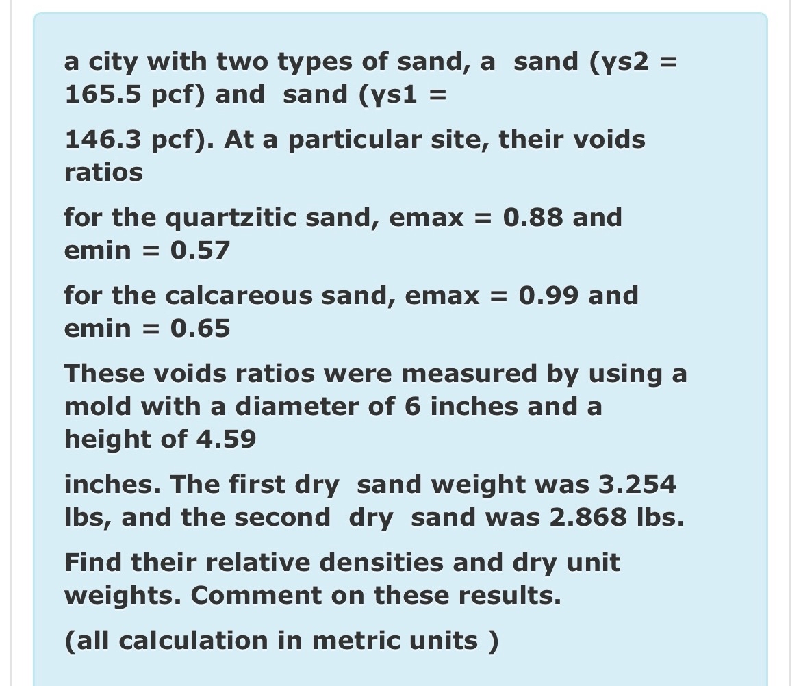 a city with two types of sand, a sand ( ys 2 = 1
