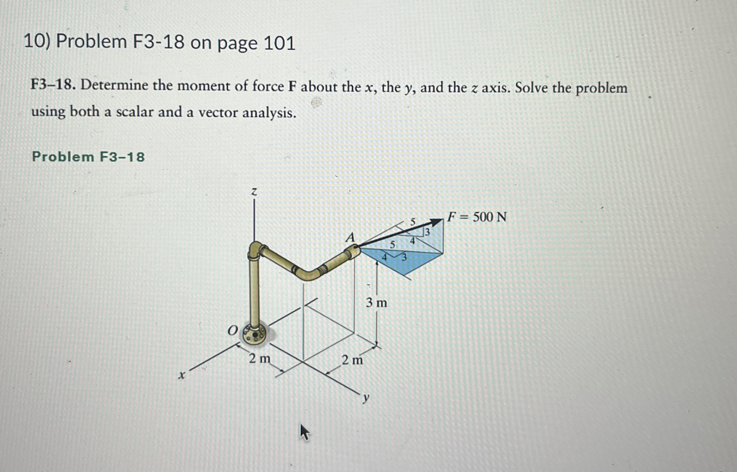 Problem F 3 - 1 8 on page 1 0 1 F 3 - 1 8 .