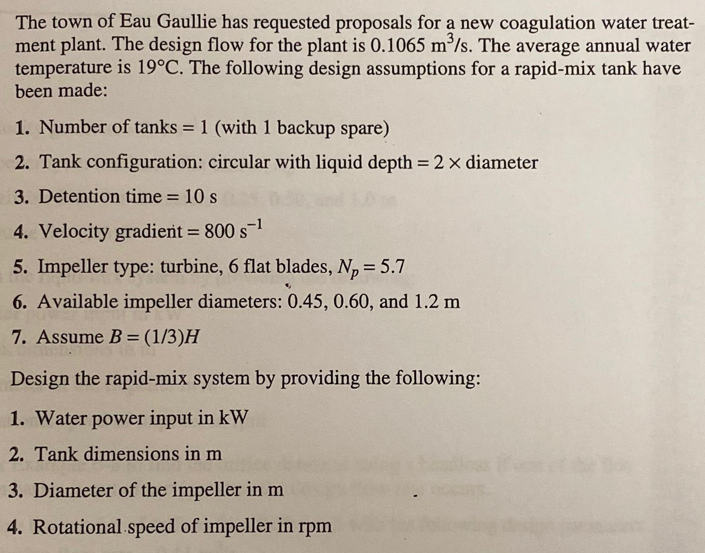 The town of Eau Gaullie has requested proposals