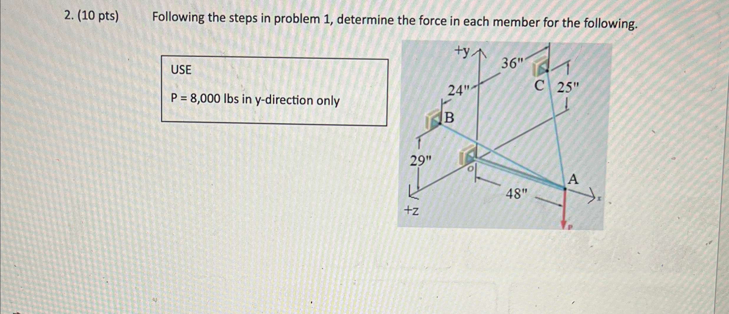 ( 1 0 pts ) Following the steps in problem 1 ,