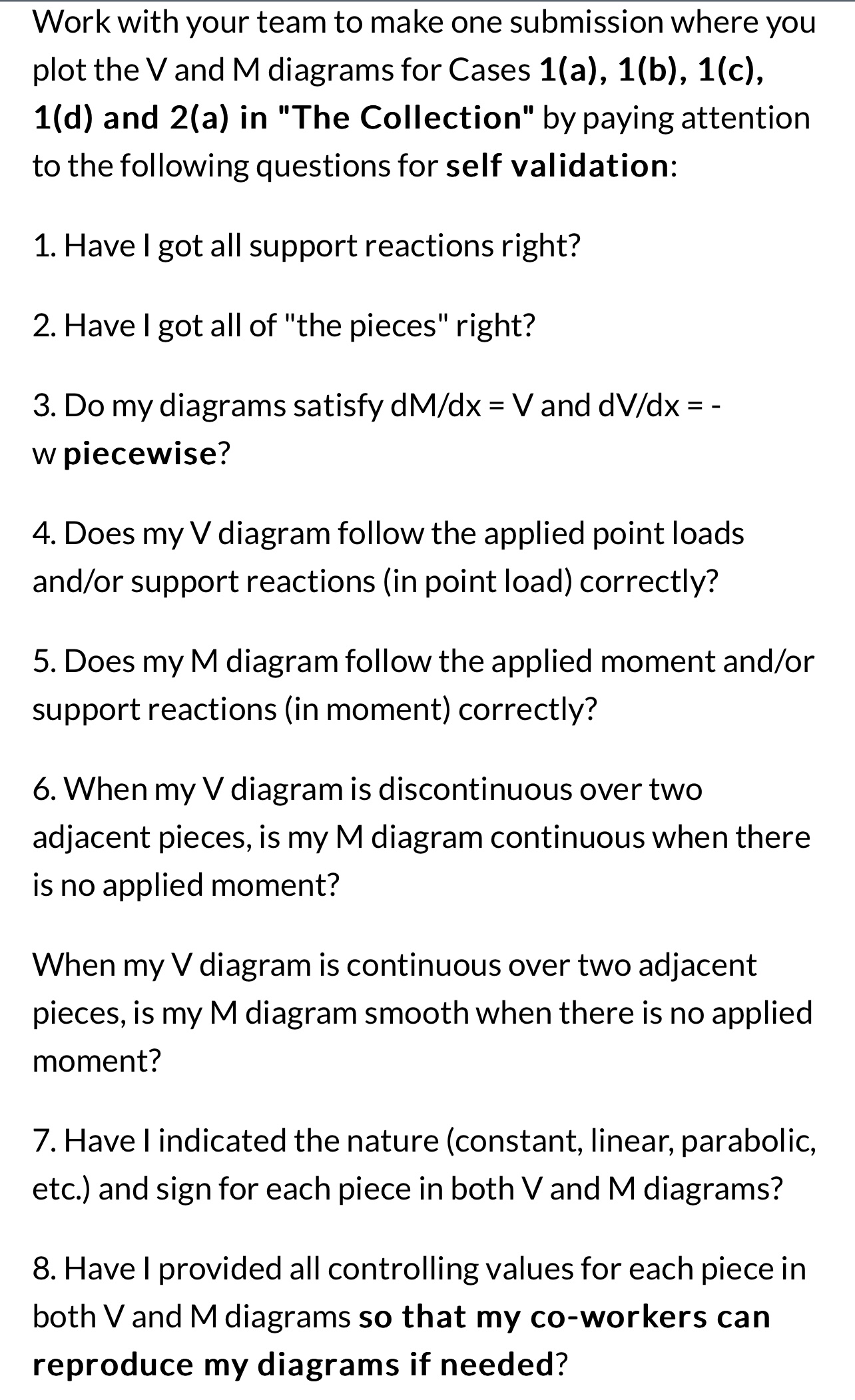 Work with your team to make one submission where