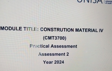 MODUL _ E TITLL.E: CONSTRUTION MATERIAL IV ( CMT