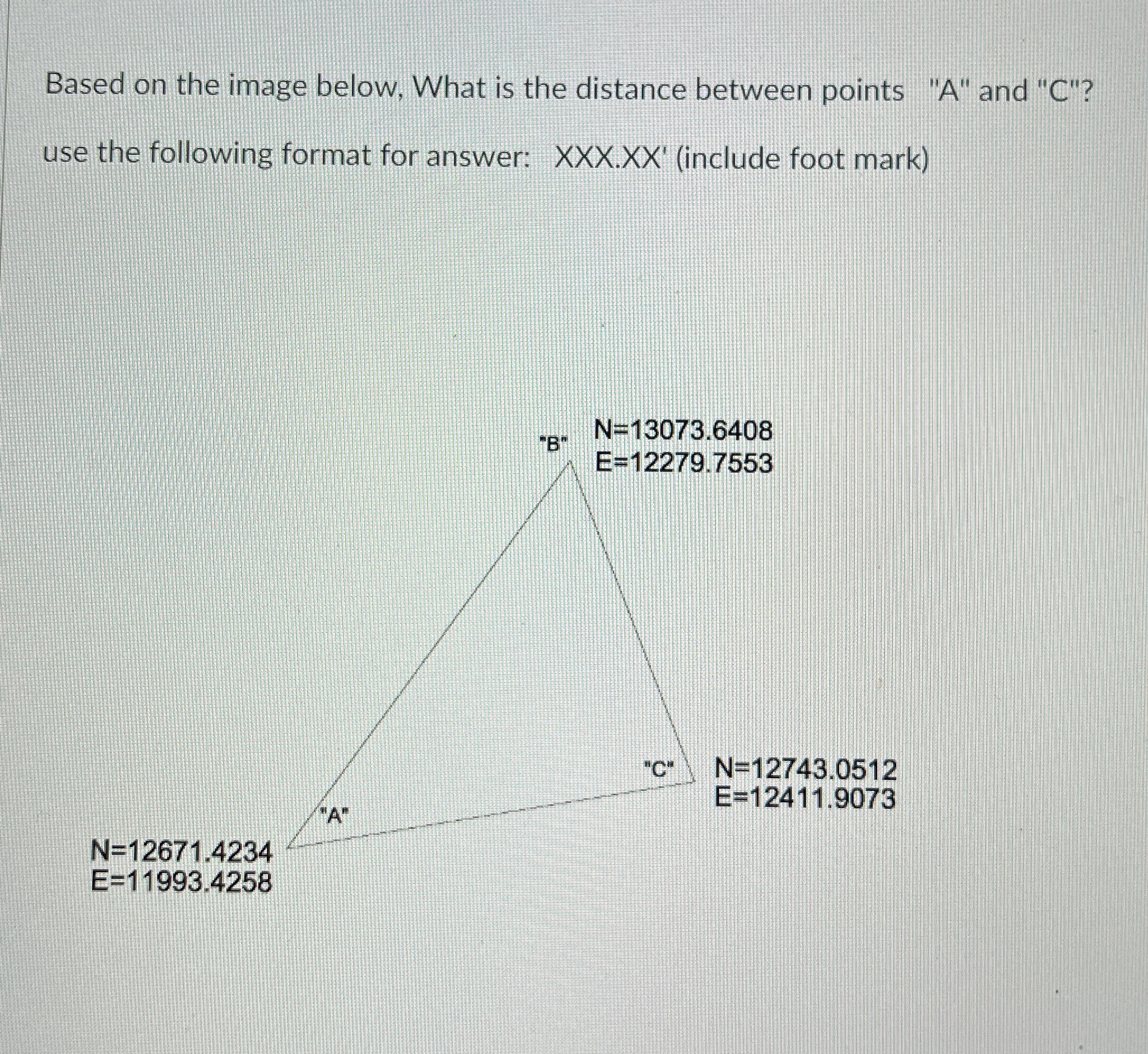 Based on the image below, What is the distance
