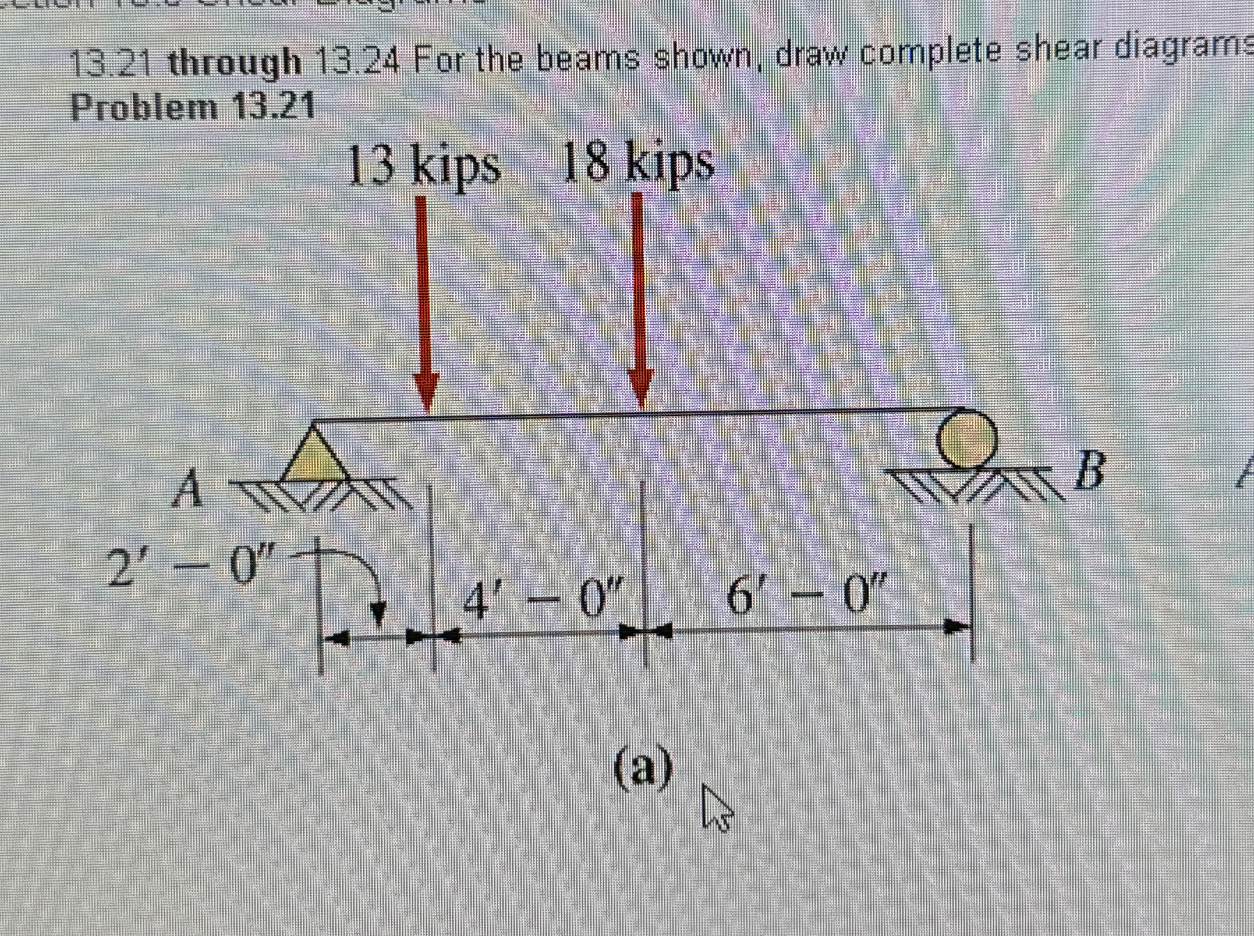 1 3 . 2 1 through 1 3 . 2 4 For the beams shown,