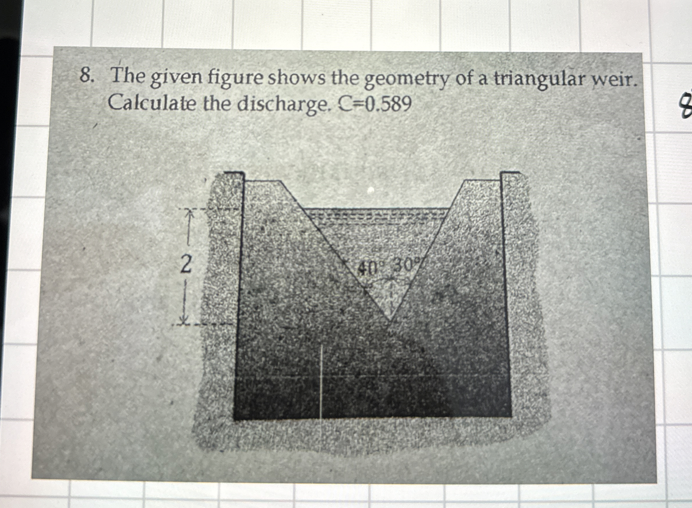 The given figure shows the geometry of a