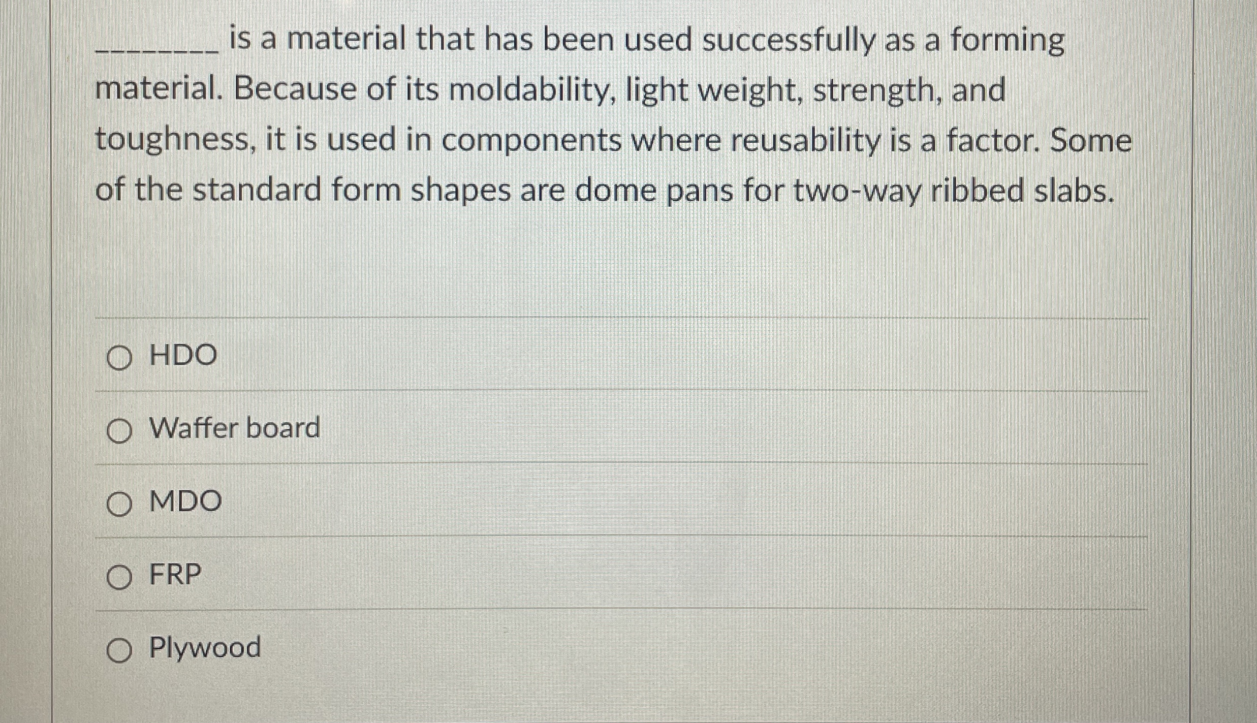 q , is a material that has been used successfully