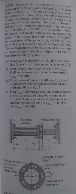 3 . 8 - 1 8 Two pipes and ( : L 2 = 1 . 5 ( m )