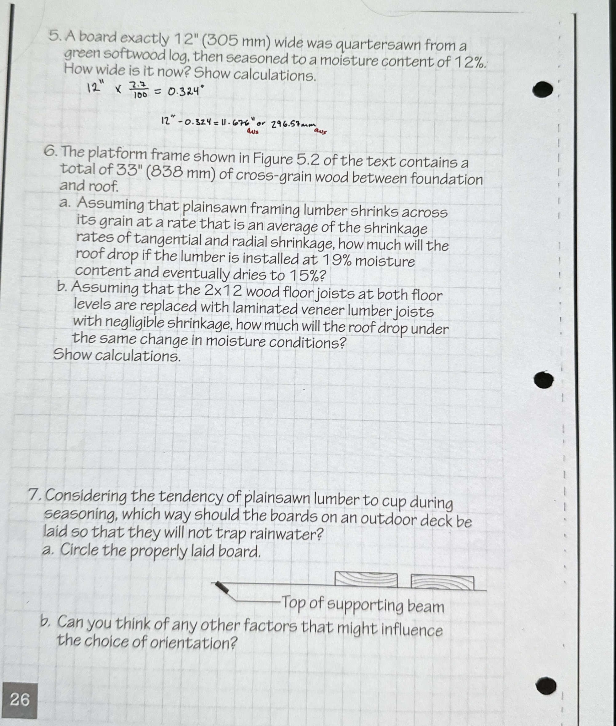 A board exactly 1 2 ' ' ( 3 0 5 m m ) wide was