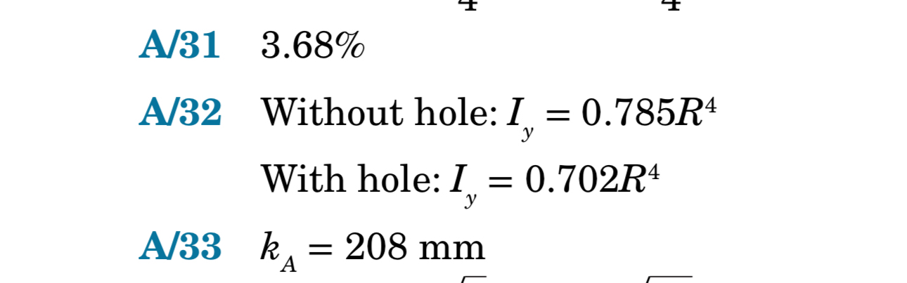 Appendix A the three questions please and thanks!