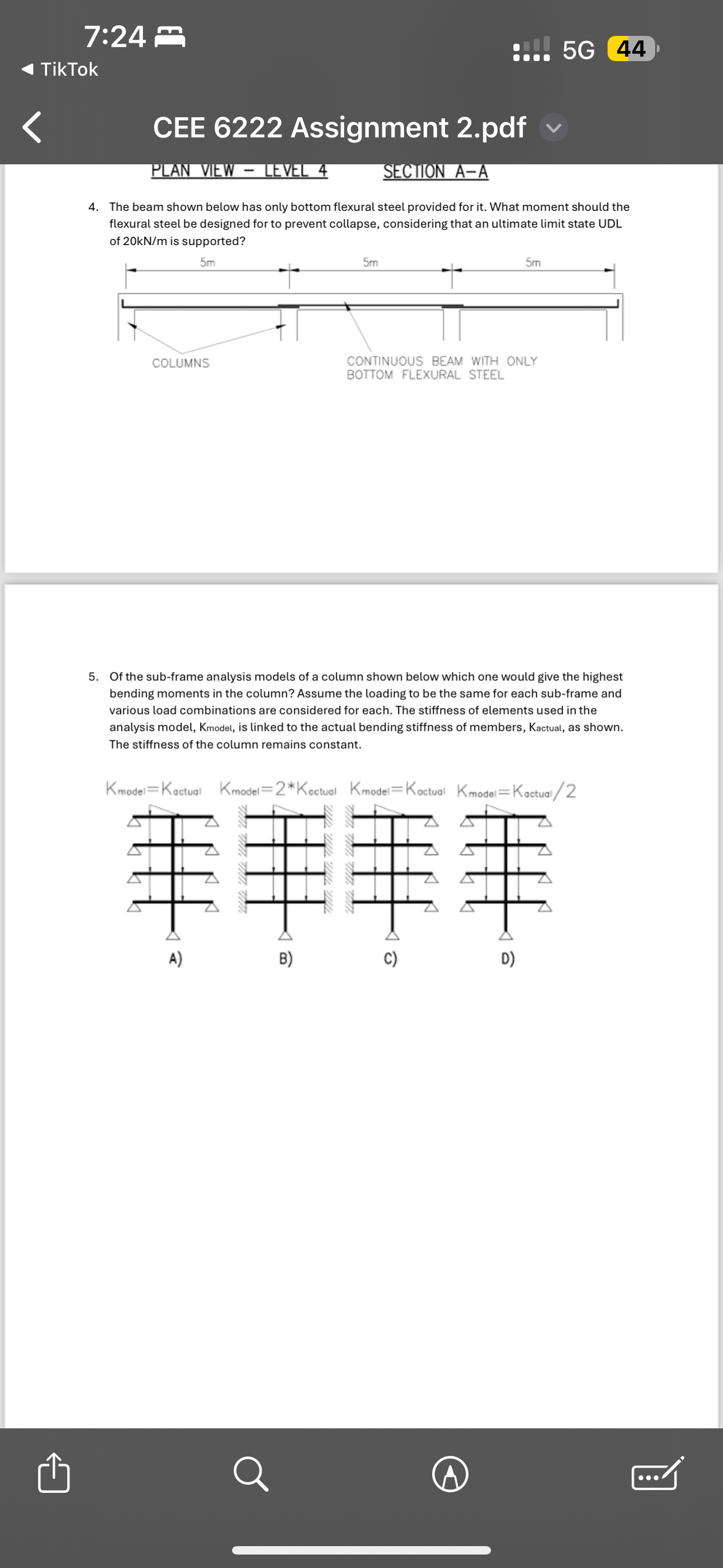 7 : 2 4 m 5 G 4 4 TikTok CEE 6 2 2 2 Assignment 2