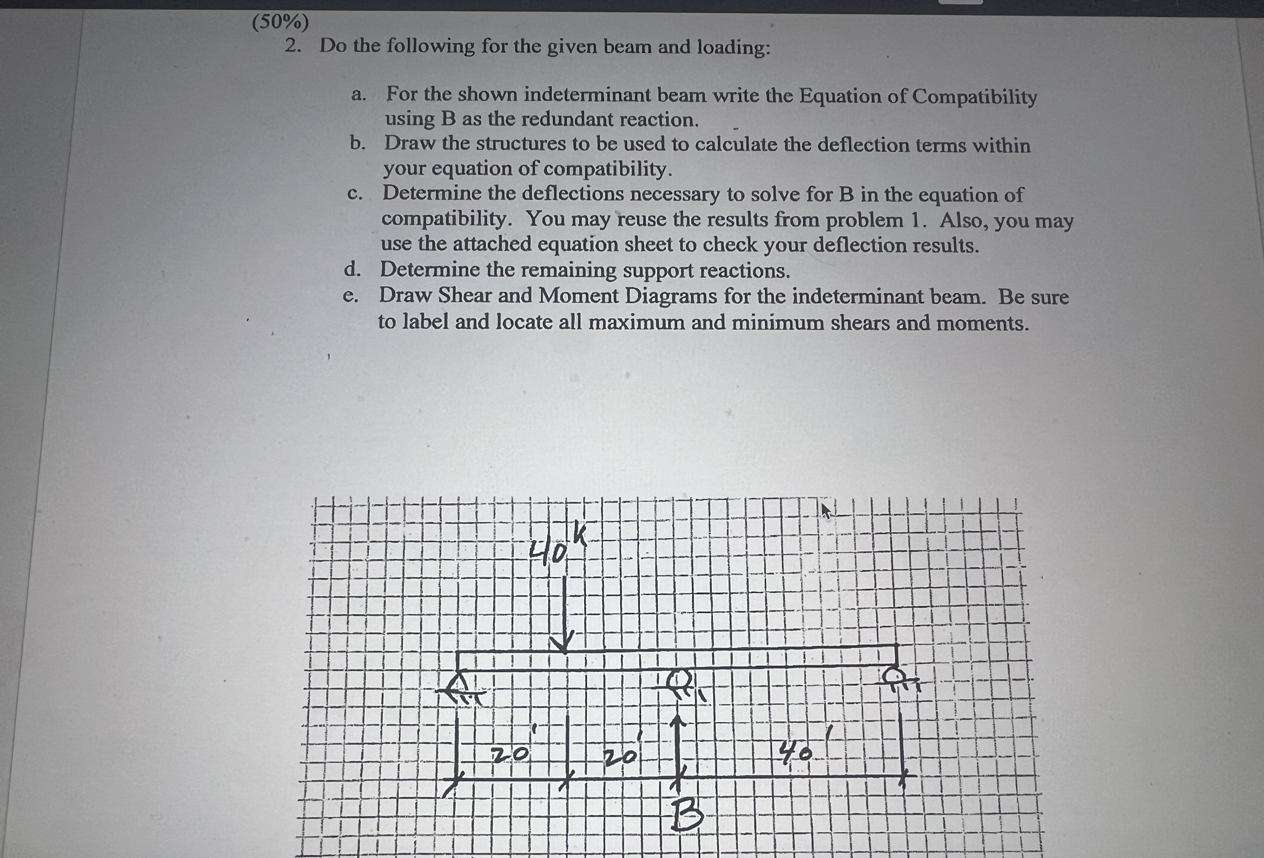 E AND I are constant 2 . Do the following for the