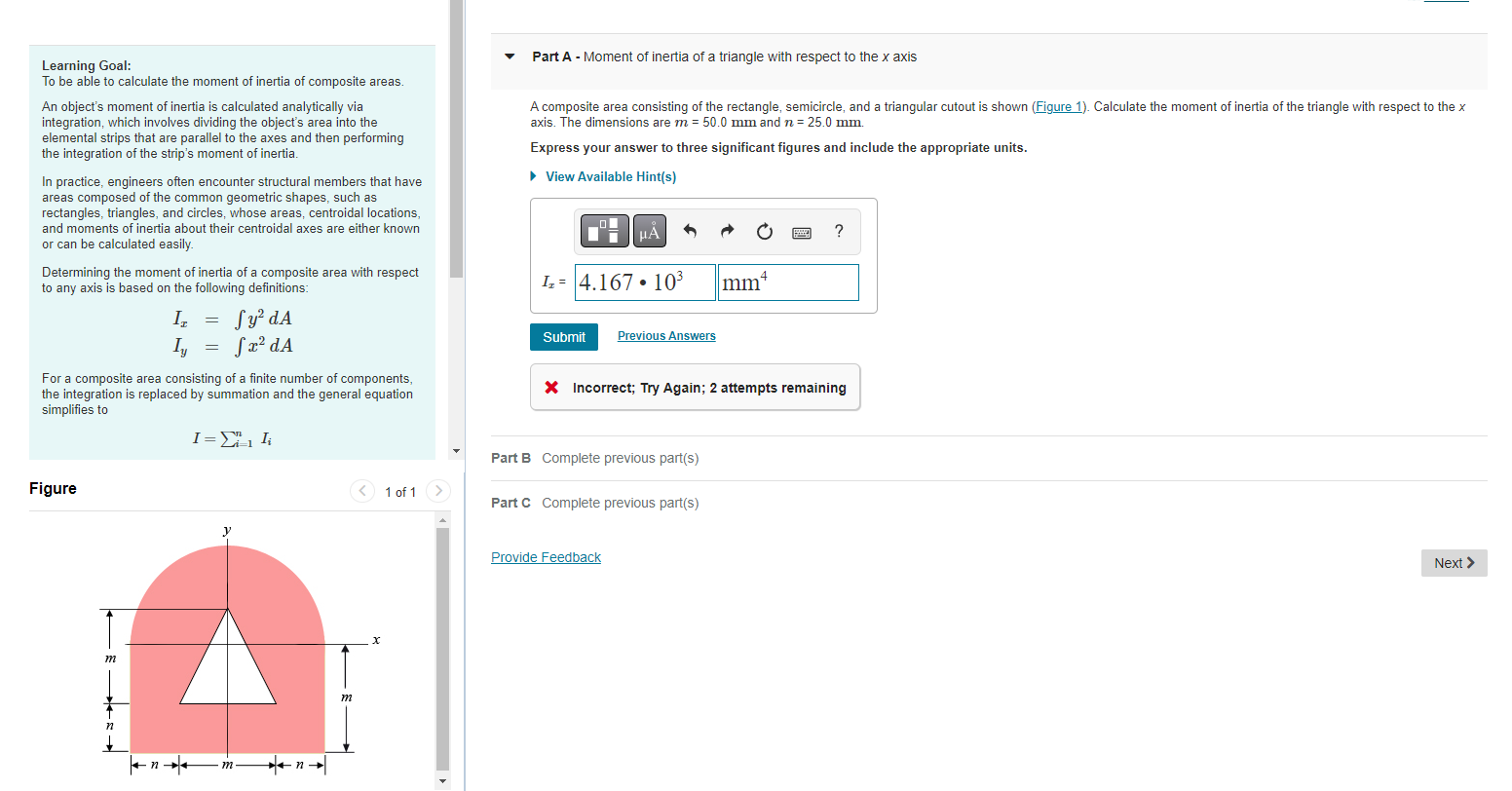 Need help with part B , theres a part C but I can