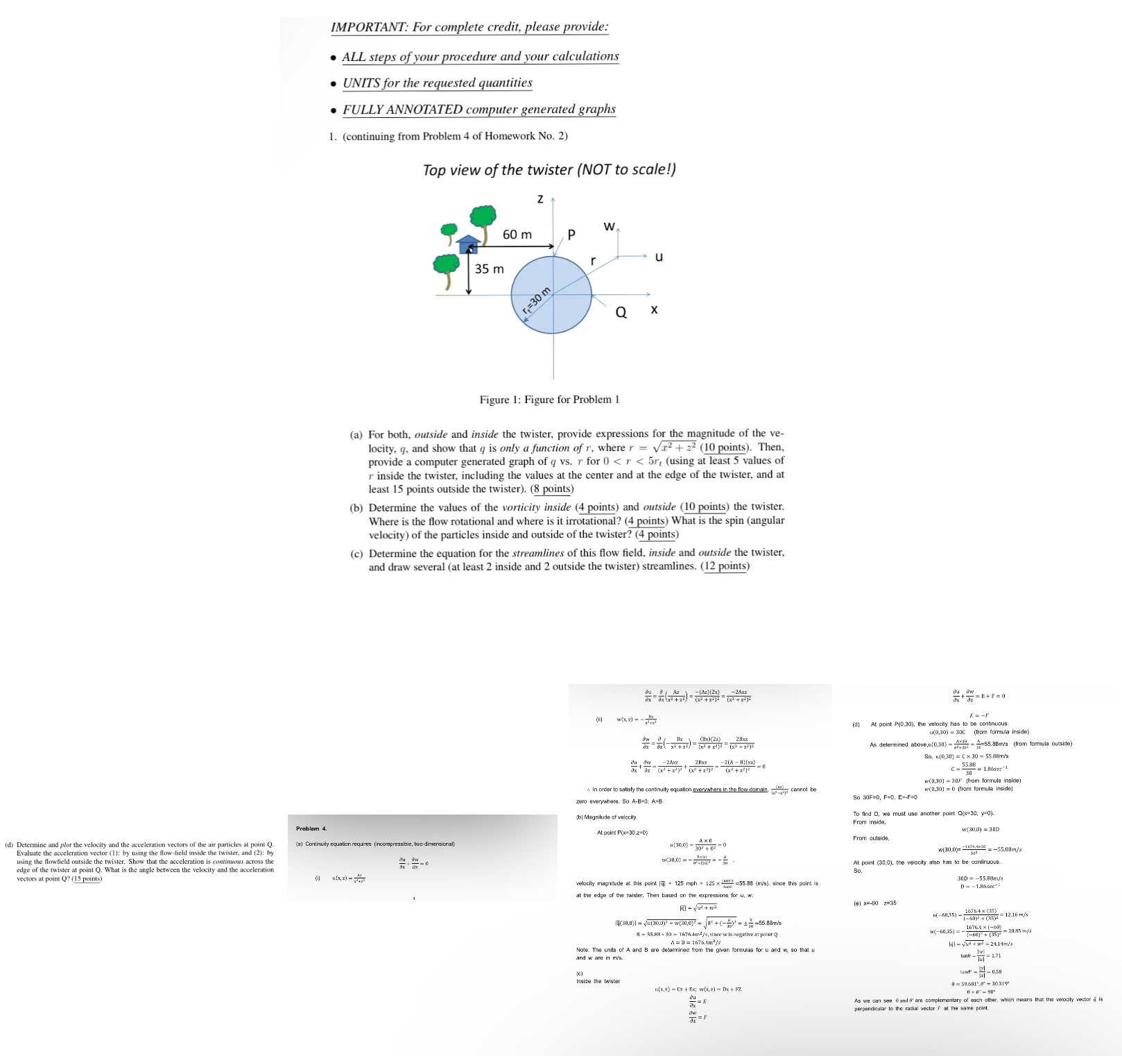 Solve 1 ) a , b , c , d . Use the answers from