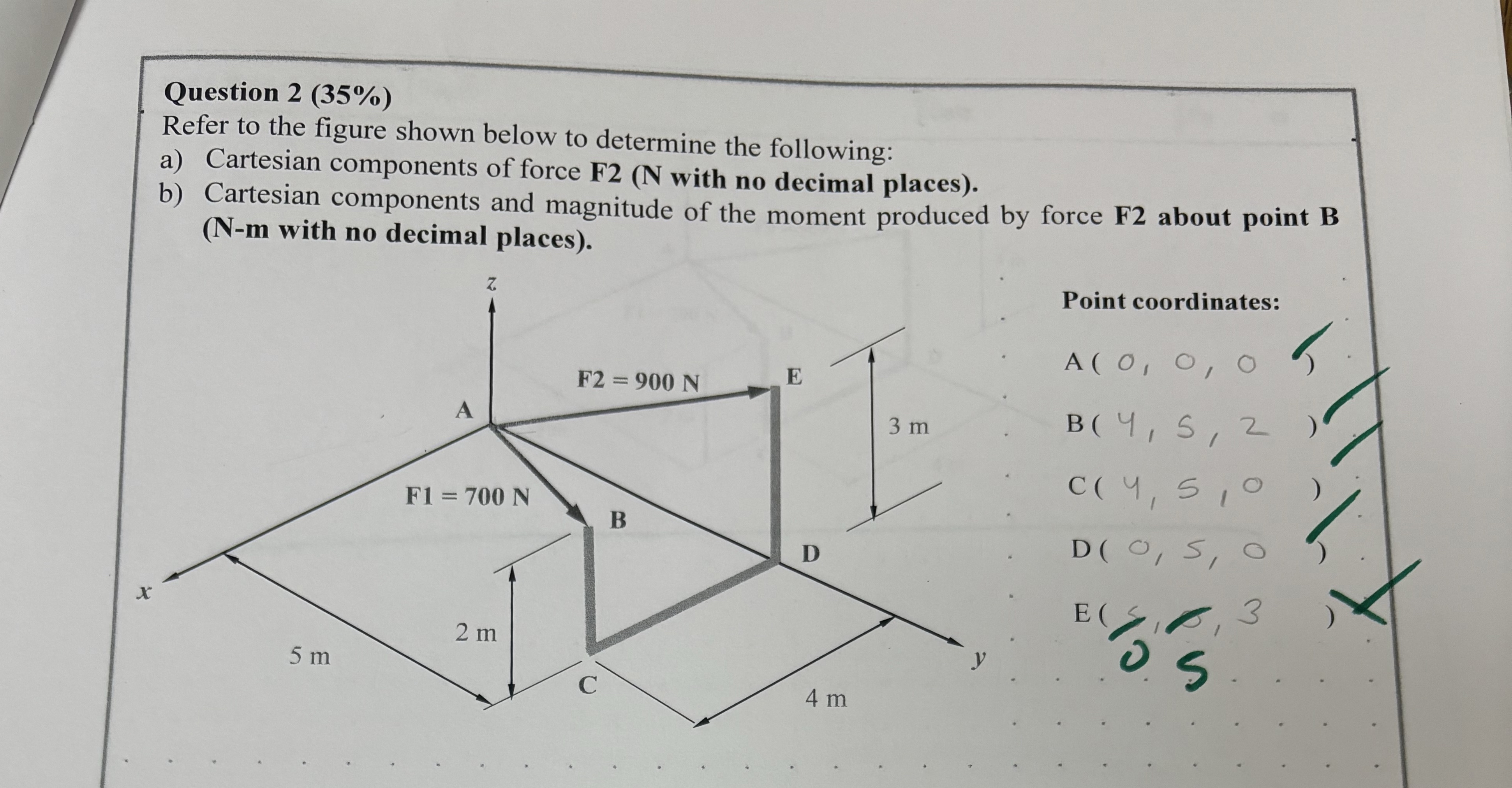 Question 2 ( 3 5 % ) Refer to the figure shown