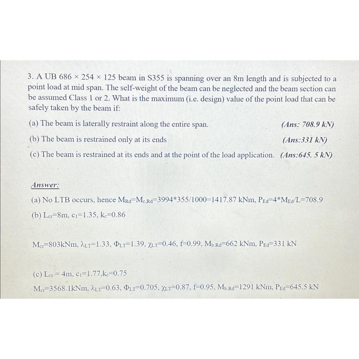 how did they get C 1 for part b and c ? I know