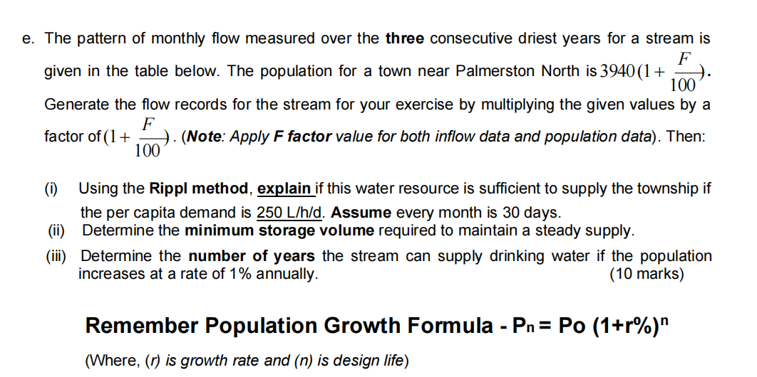 Remember Population Growth Formula - P n = P o (