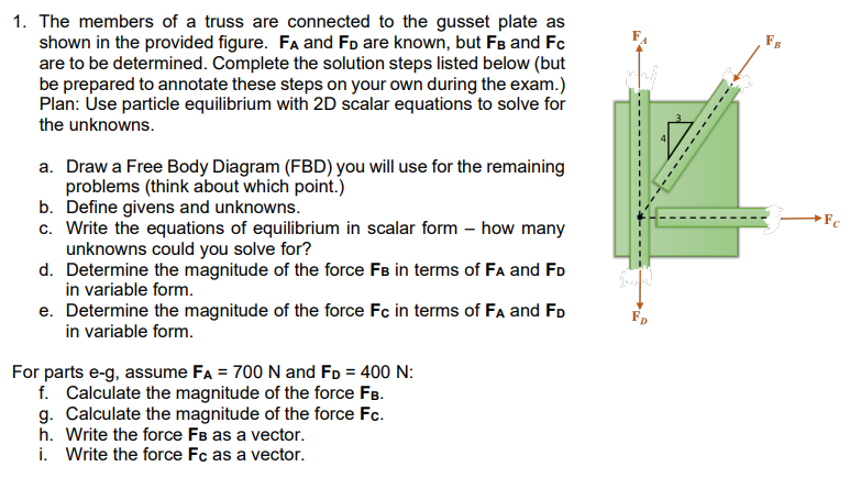 The members of a truss are connected to the