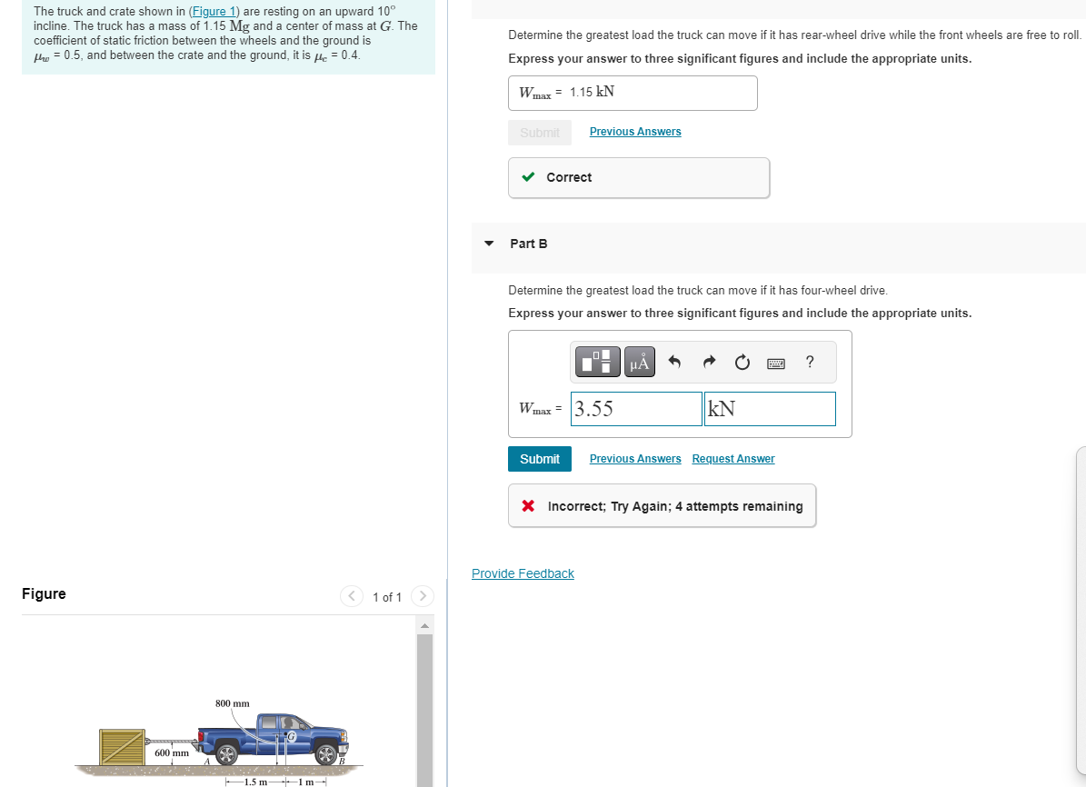 The truck and crate shown in ( Figure 1 ) are