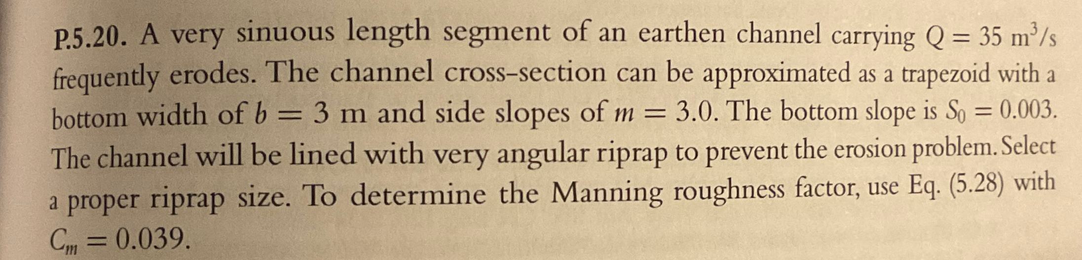 P . 5 . 2 0 . A very sinuous length segment of an