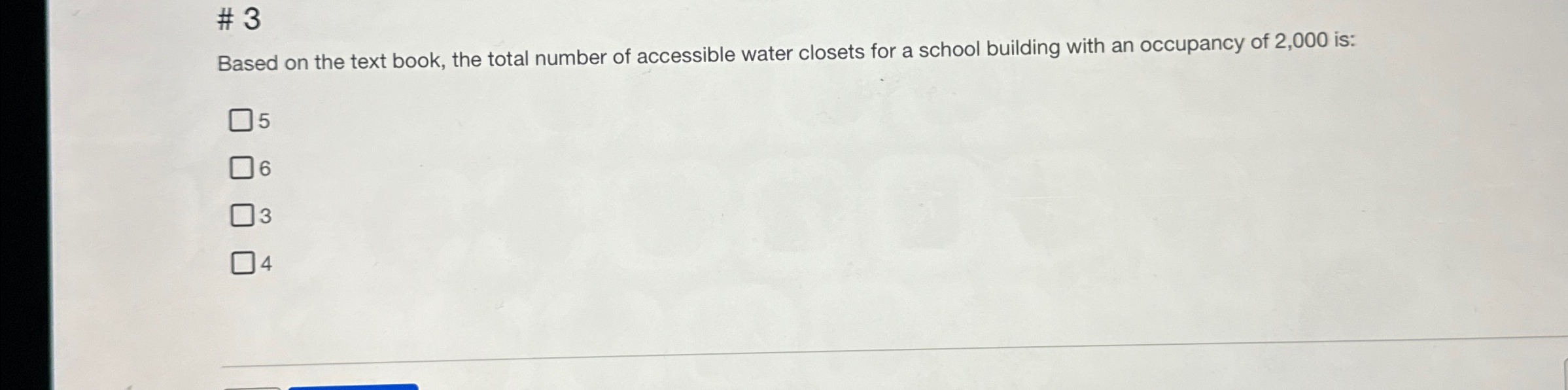 # 3 Based on the text book, the total number of